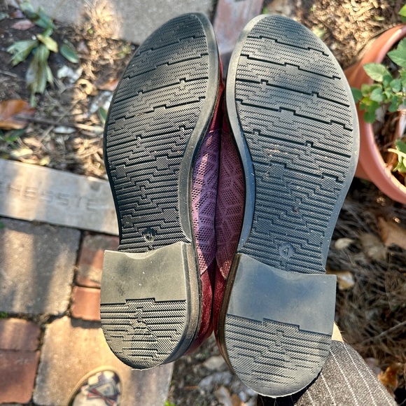 Miz Mooz Womens Oxfords EU 41 / US 9.5 Trudy Eggplant Maroon Leather Office Work - Picture 15 of 15